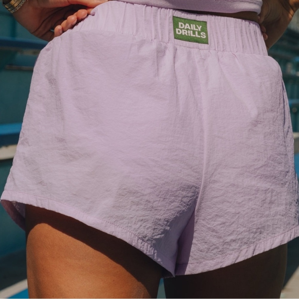 Daily Drills bounce shorts Purple Athletic Shorts Lightweight and Breathable
